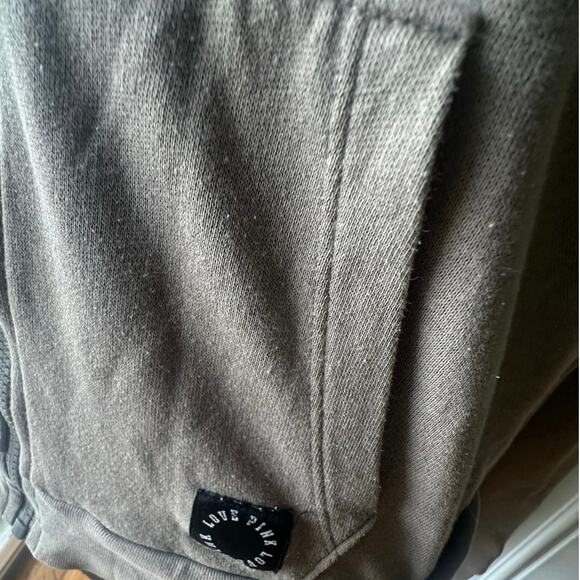 Victoria’s Secret Pink Beige Full-Zip Hoodie – Floral Print Hood, Size S - Picture 3 of 10